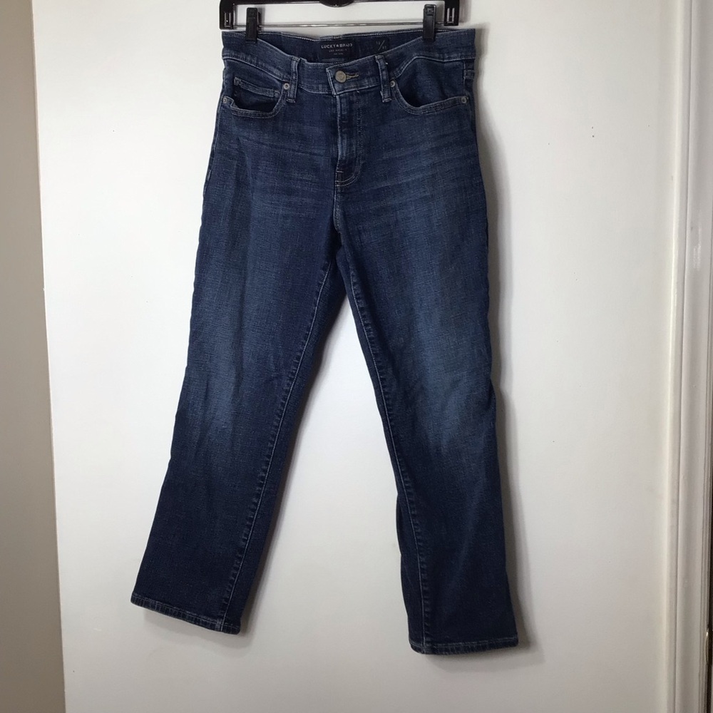 Lucky brand jeans women 12 sweet crop blue